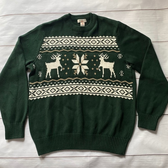 reindeer forest sweater
